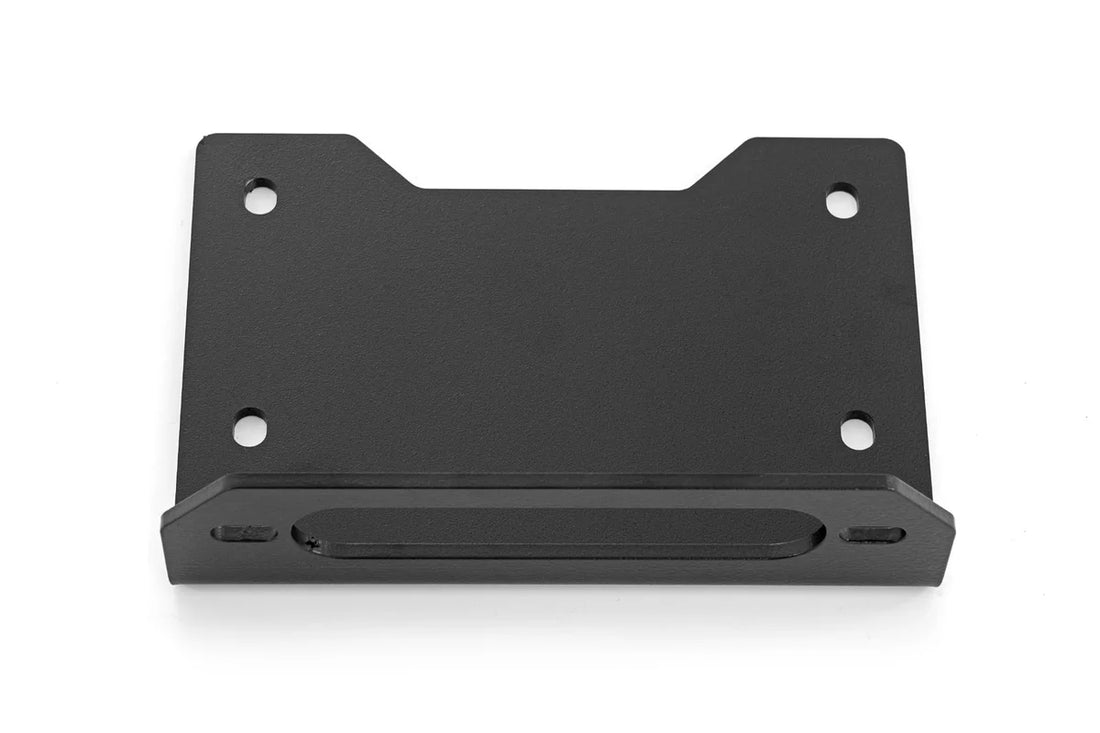 Rough Country Winch Mount fits 2018-2024 John Deere Gator XUV 835E - Side View