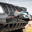 Load image into Gallery viewer, Rough Country Winch Mounting Plate | Jeep Grand Cherokee WJ 2WD/4WD (1999-2004) 1064 - Installation View