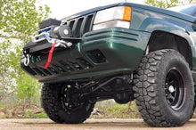 Load image into Gallery viewer, Rough Country Winch Mounting Plate | Jeep Grand Cherokee ZJ 4WD (1993-1998) 1049 - Installation View