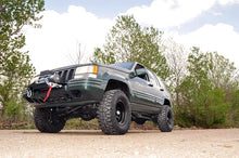 Load image into Gallery viewer, Rough Country Winch Mounting Plate | Jeep Grand Cherokee ZJ 4WD (1993-1998) 1049 - Installation View