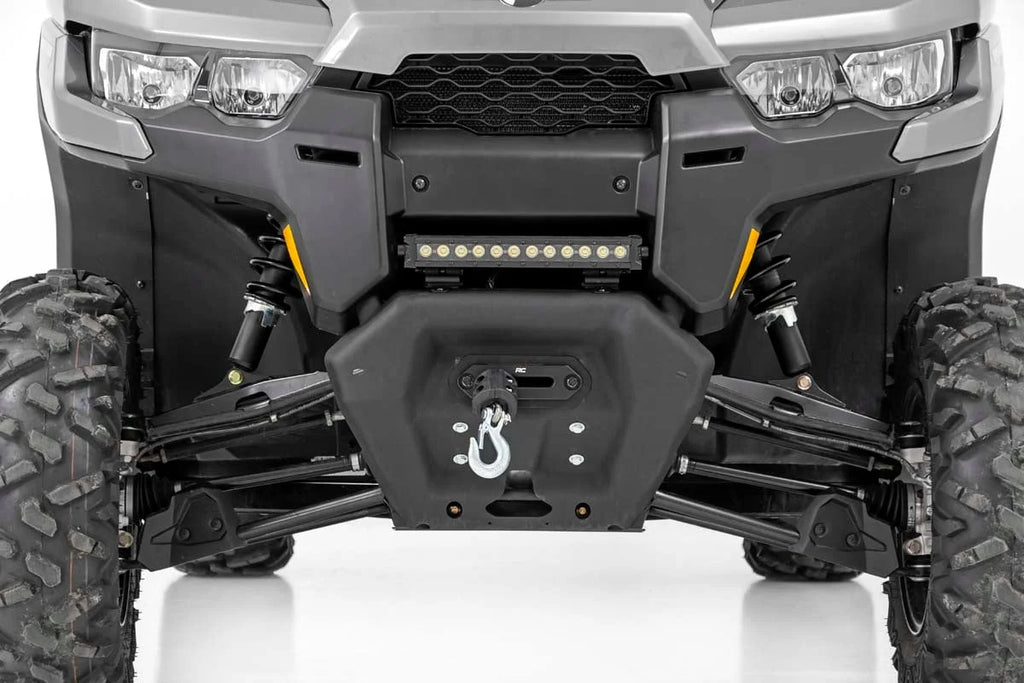 Rough Country Winch Plate | Can-Am Defender HD 8/HD 9/HD 10 97016 - Installation View