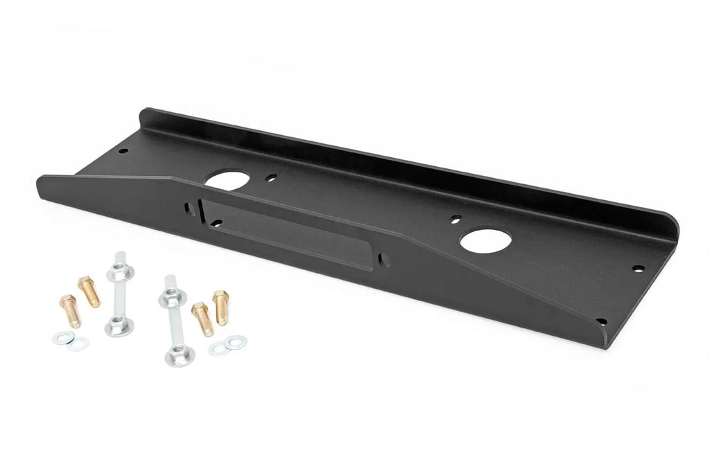 Rough Country Winch Plate | Mahindra Roxor 99001 - Side View
