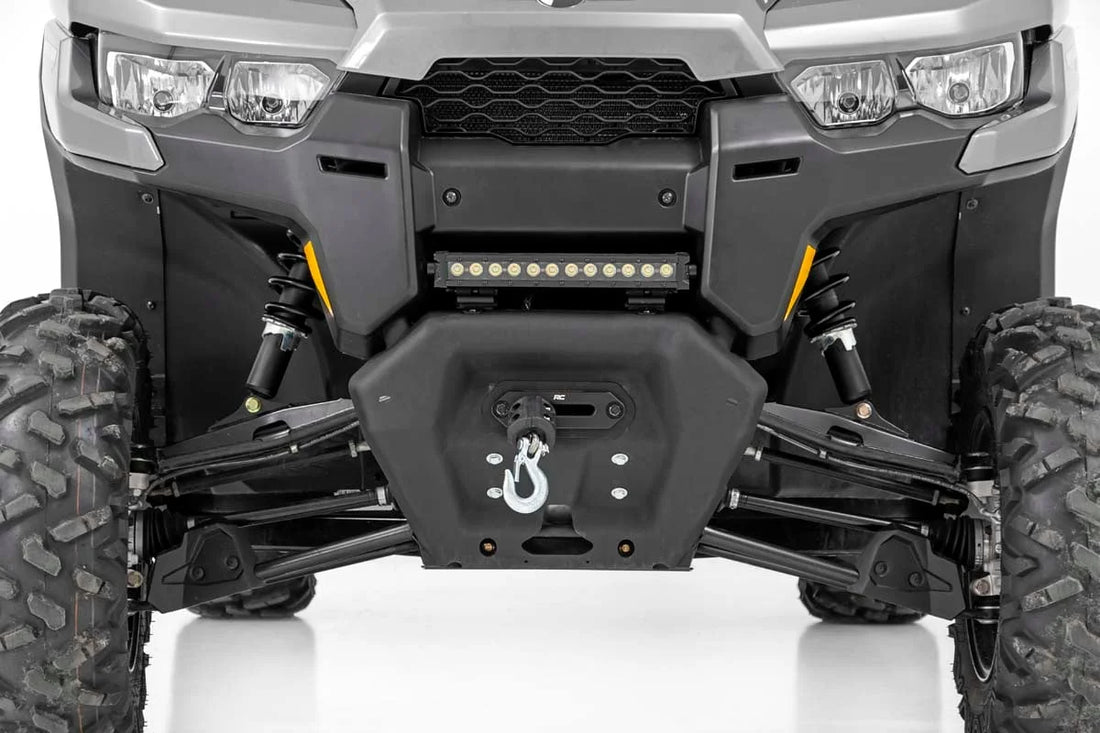 Rough Country Winch Plate | RS4500S | Can-Am Defender HD8 92071 - Installation View