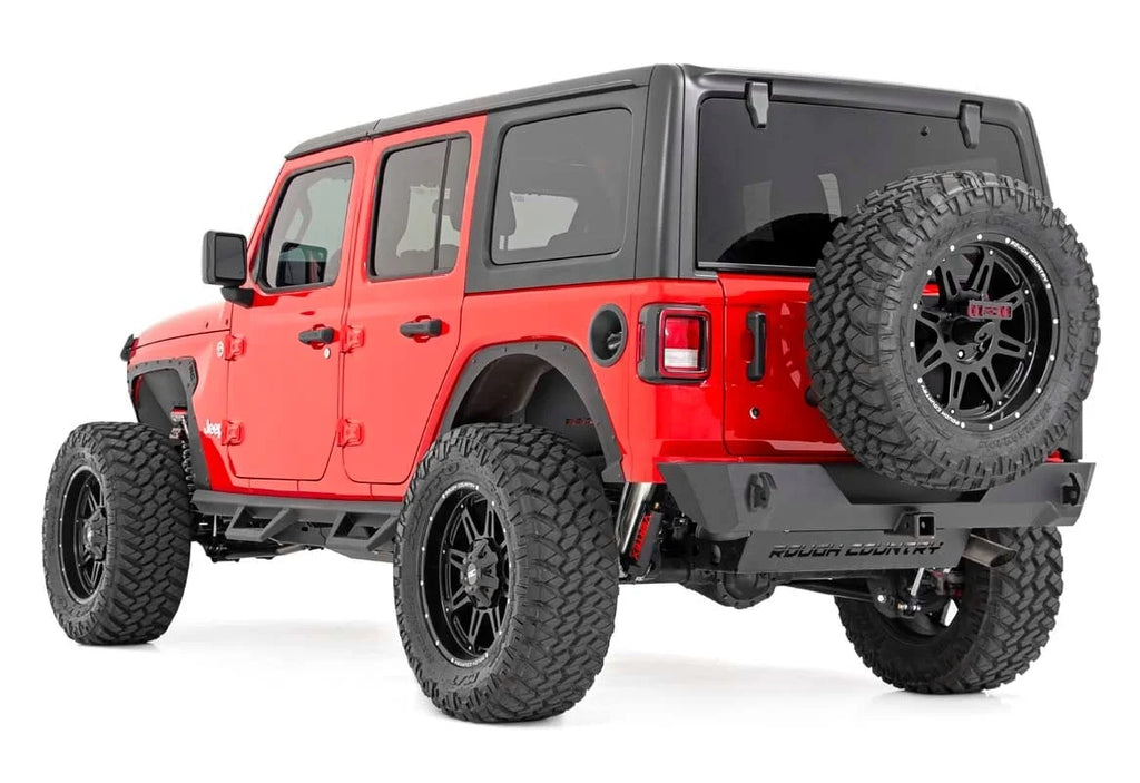 Rough Country3.5 Inch Lift Kit | Adj Lower | FR D/S | M1 | Jeep Wrangler Unlimited (24-26)91540 - Back View