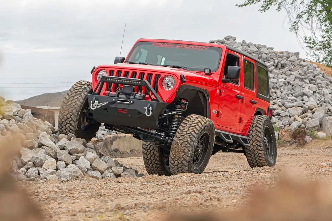 Rough Country3.5 Inch Lift Kit | Adj Lower | FR D/S | M1R | Jeep Wrangler Unlimited (24-26)91544 - Additional View 6
