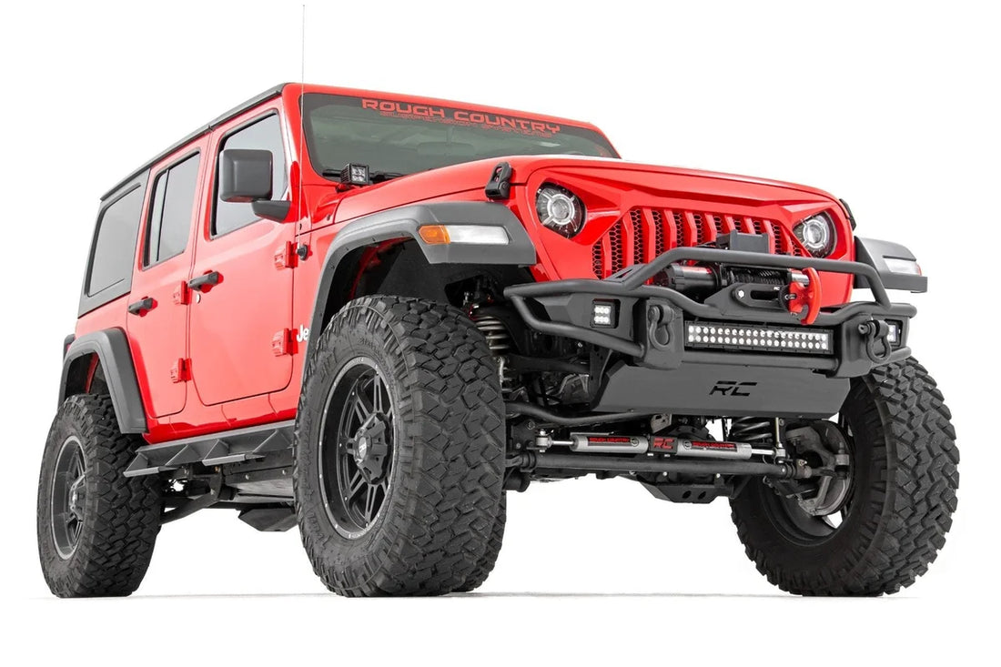 Rough Country3.5 Inch lift Kit | C/A Drop | FR D/S | M1R | Jeep Wrangler Unlimited (24-26)91944 - Side View