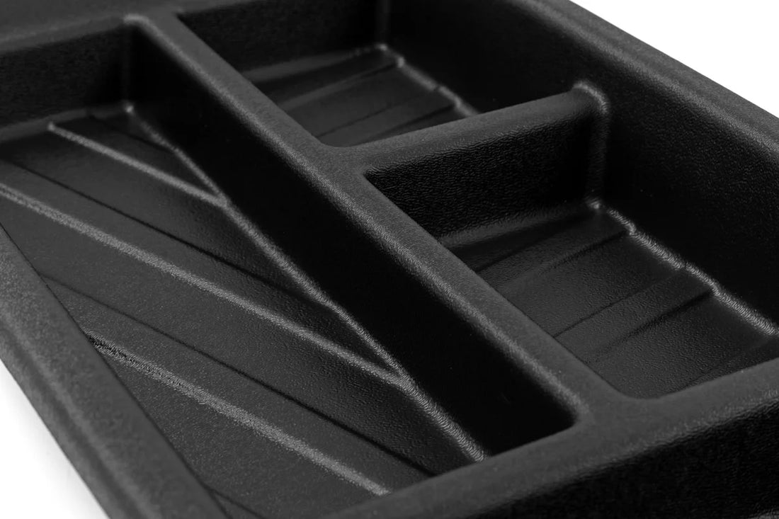 Rough CountryCenter Console Organizer Storage Tray | Tesla Cybertruck 4WD (2024-2025)RC09903 - Back View