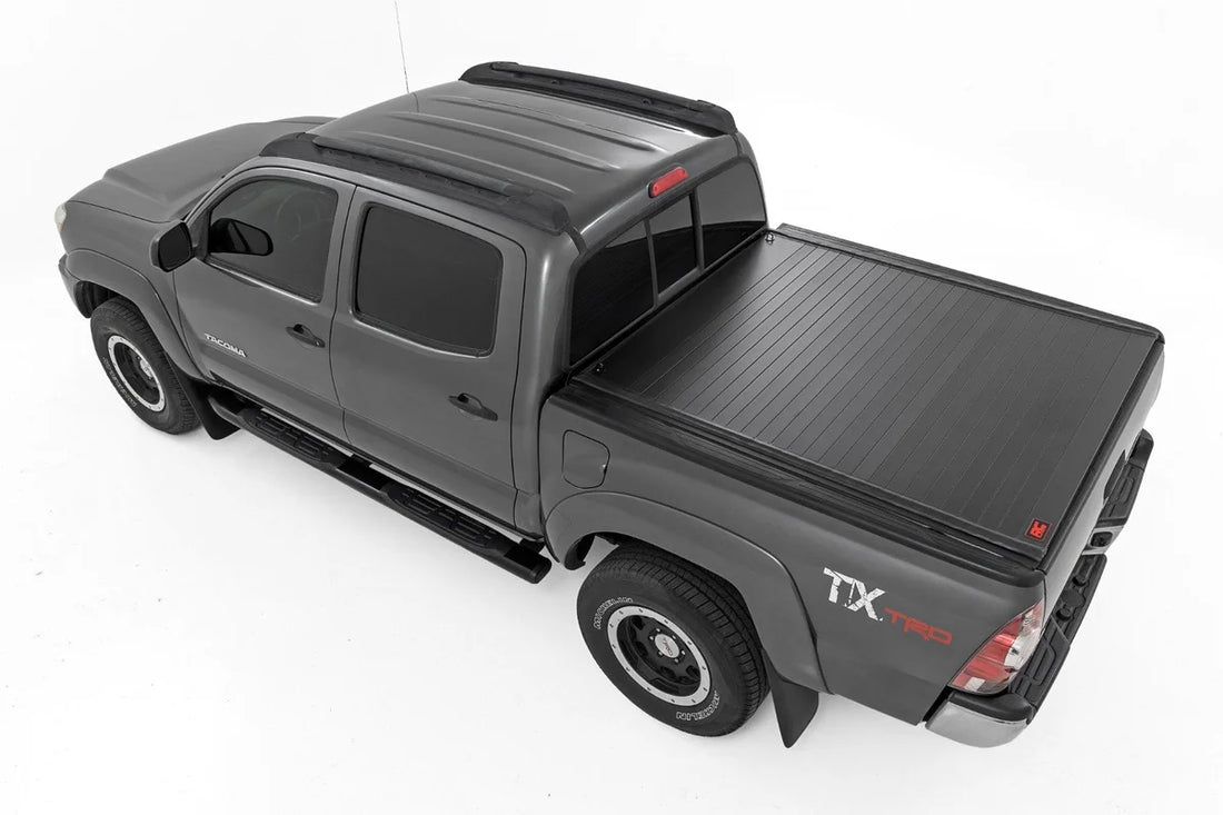 Rough CountryHard Roll Up Bed Cover | 5' Bed | Toyota Tacoma 2WD/4WD (2005-2015)50415500 - Back View
