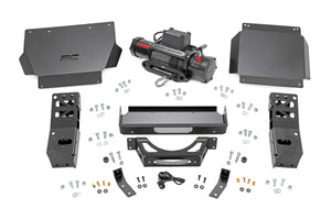 Rough CountryHidden Winch Mount | PRO9500S | Toyota Tacoma 4WD (2024-2025)10813 - Mounting View