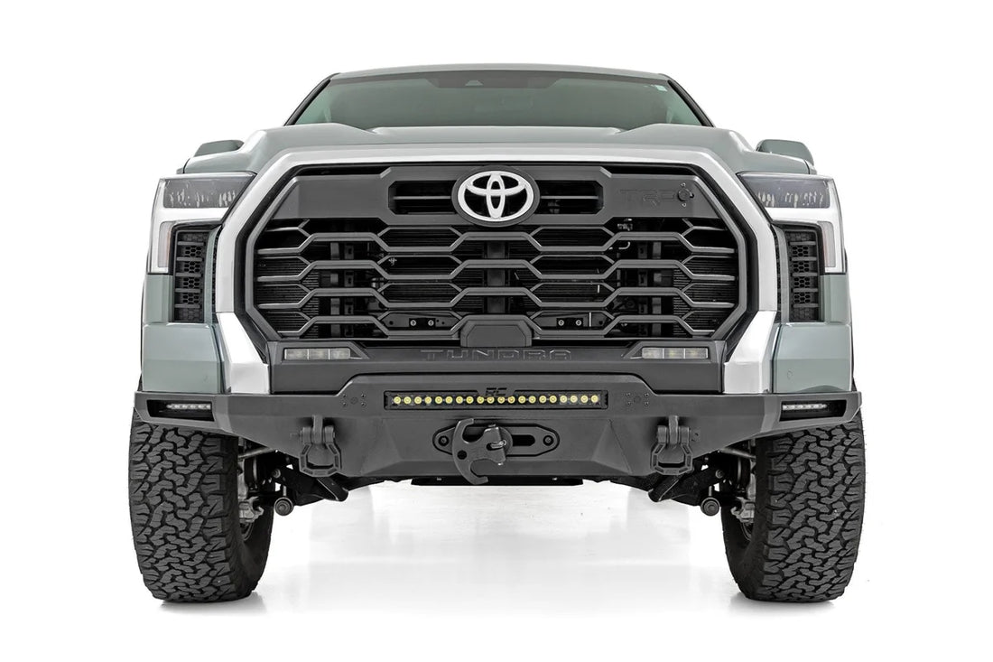 Rough CountryHybrid Front Bumper | 12000S | Toyota Tundra 2WD/4WD (2022-2026)72006 - Side View