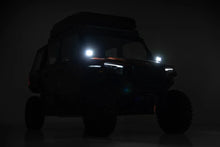 Load image into Gallery viewer, Rough CountryLED Light Kit | Front Mount | 2" Black Pair | Amber DRL | Polaris XPEDITION ADV 593303 - Additional View 5
