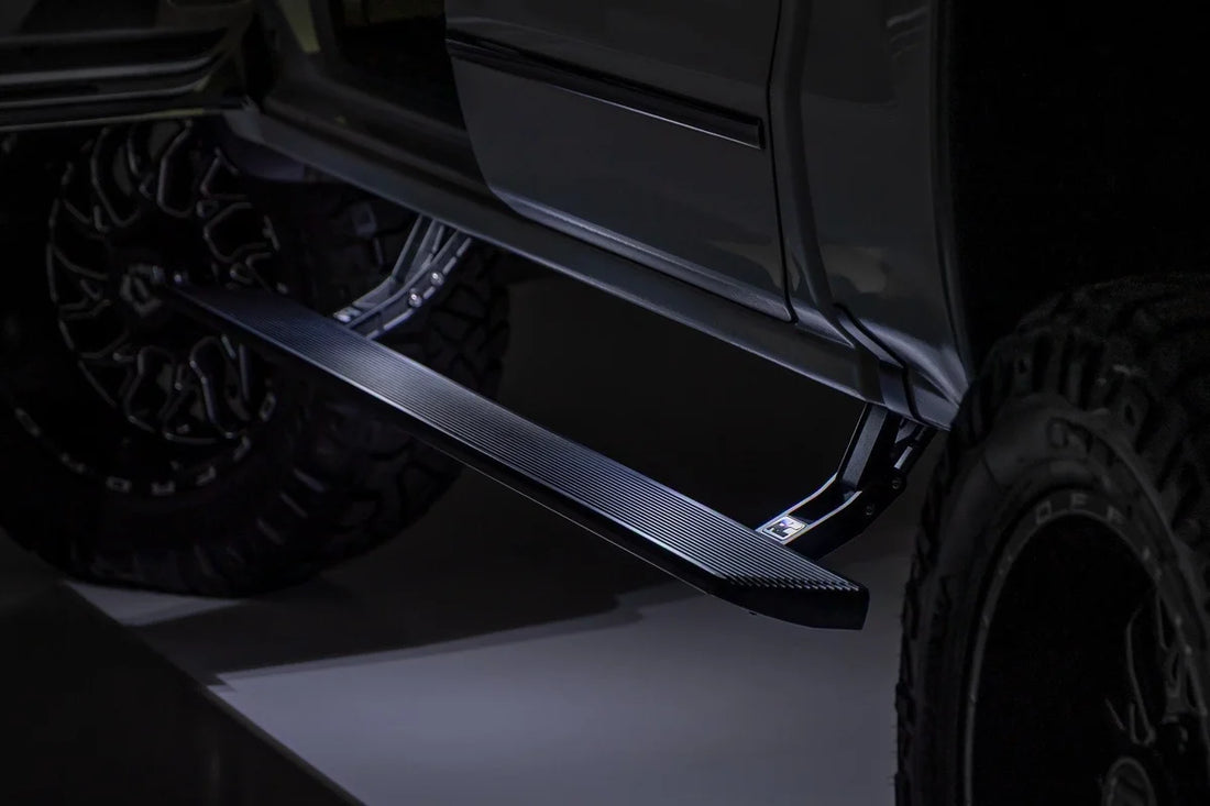 Rough CountryPower Running Boards | HT-Series | Crew Cab | Chevy/GMC 1500/2500HD/3500HD 2WD/4WDESR51518 - Additional View 6