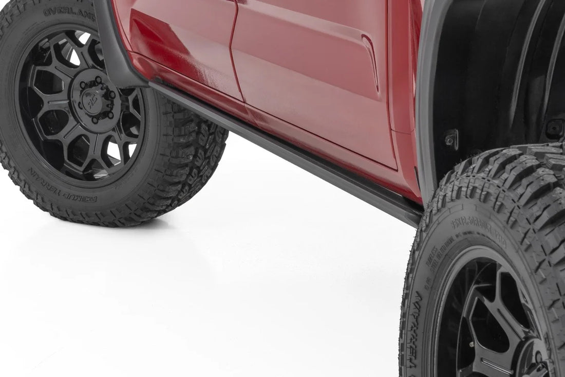 Rough CountryPower Running Boards | HT-Series | CrewMax | Toyota Tundra 2WD/4WD (2022-2026)ESR70911 - Side View