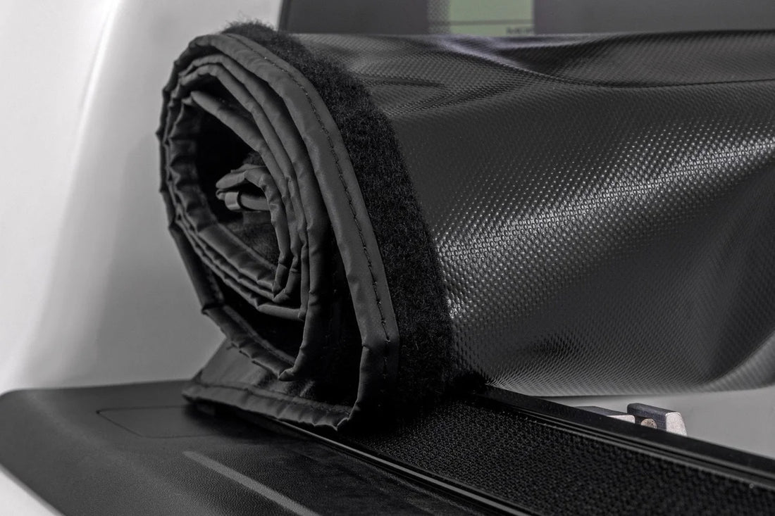 Rough CountrySoft Roll Up Bed Cover | 6'4" Bed | Ram 1500 (19-26)/1500 TRX (21-24)42309650 - Additional View 6