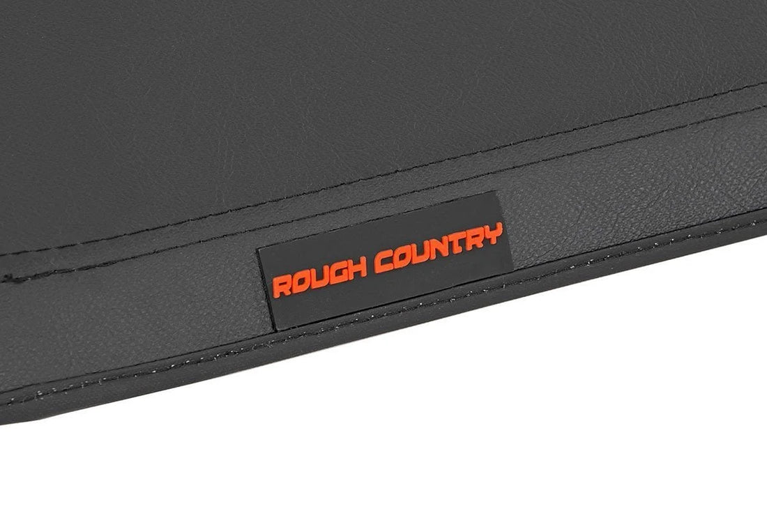 Rough CountrySoft Tri-Fold Bed Cover | 5'7" Bed | Ford F-150 2WD/4WD (2001-2003)41501550A - Back View