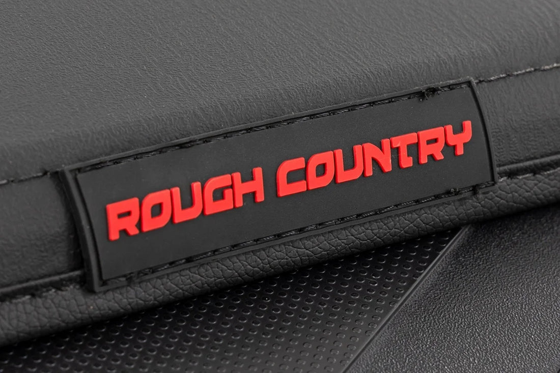Rough CountrySoft Tri-Fold Bed Cover | 6'7" Bed | with & w/o OE Rails | Toyota Tundra 2WD/4WD (2022-2025)41419660A - Addit...