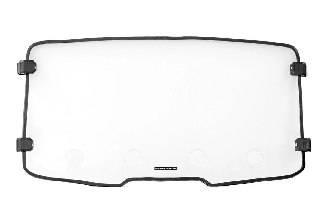 Rough CountryVented Full Windshield | Scratch Resistant | Segway UT10 P98202690 - Installation View