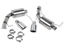 Load image into Gallery viewer, Roush 2011-2014 Ford Mustang V6 Enhanced Sound Dual Axle-Back w/ Round Tips - Main Product View