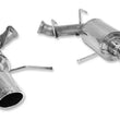 Load image into Gallery viewer, Roush 2011-2014 Ford Mustang V6 Enhanced Sound Dual Axle-Back w/ Round Tips - Side View