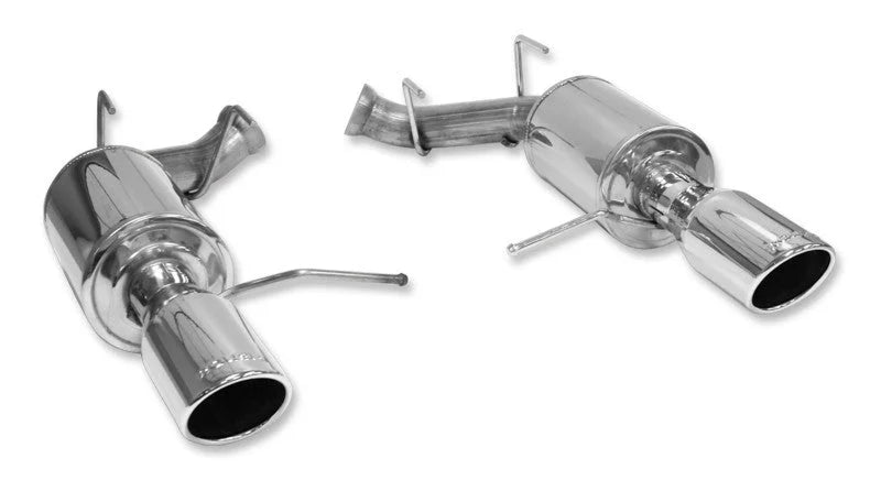 Roush 2011-2014 Ford Mustang V8 Enhanced Sound Dual Axle-Back w/ Round Tips - Main Product View