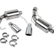 Load image into Gallery viewer, Roush 2011-2014 Ford Mustang V8 Enhanced Sound Dual Axle-Back w/ Round Tips - Side View