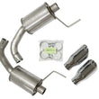 Load image into Gallery viewer, Roush 2015-2017 &amp; 2024 Ford Mustang 5.0L V8 Exhaust Kit w/ Round Tips (304SS) - Main Product View
