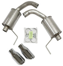 Load image into Gallery viewer, Roush 2015-2017 &amp; 2024 Ford Mustang 5.0L V8 Exhaust Kit w/ Round Tips (304SS) - Side View