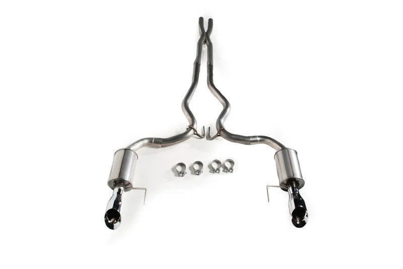 Roush 2015-2017 & 2024 Mustang 5.0L V8 CatBack Exhaust Kit (Fastback Only) - Side View