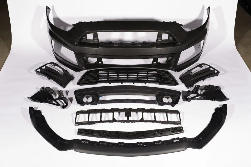 Roush 2015-2017 Ford Mustang Complete Unpainted Front Fascia Kit (w/o Collision Detection & ACC) - Main Product View