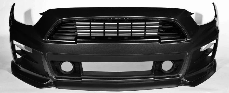 Roush 2015-2017 Ford Mustang Complete Unpainted Front Fascia Kit (w/o Collision Detection & ACC) - Side View