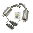Load image into Gallery viewer, Roush 2015-2024 Ford Mustang 3.7L/2.3L V6/I4 Exhaust Kit w/ Round Tips - Side View