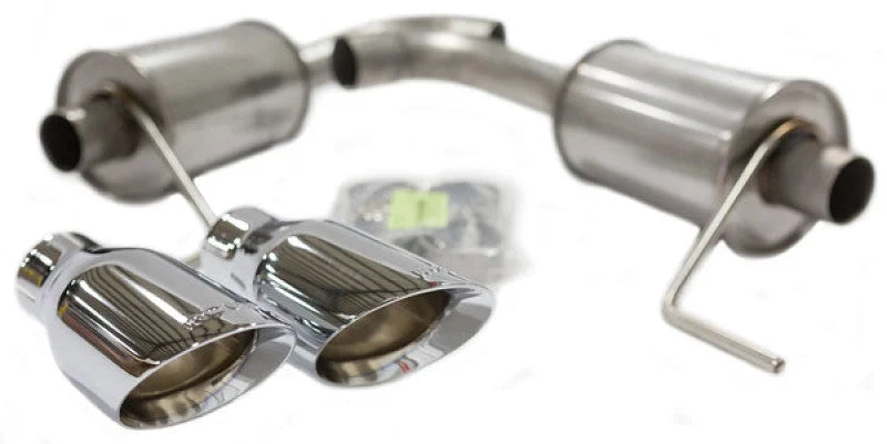 Roush 2015-2024 Ford Mustang 3.7L/2.3L V6/I4 Exhaust Kit w/ Round Tips - Detail View