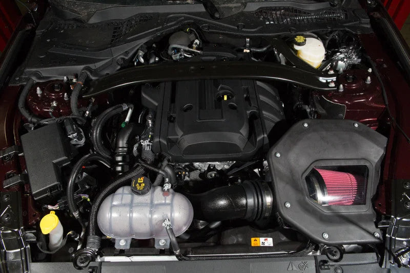 Roush 2018-2023 Ford Mustang 2.3L I4 EcoBoost Cold Air Kit - Side View