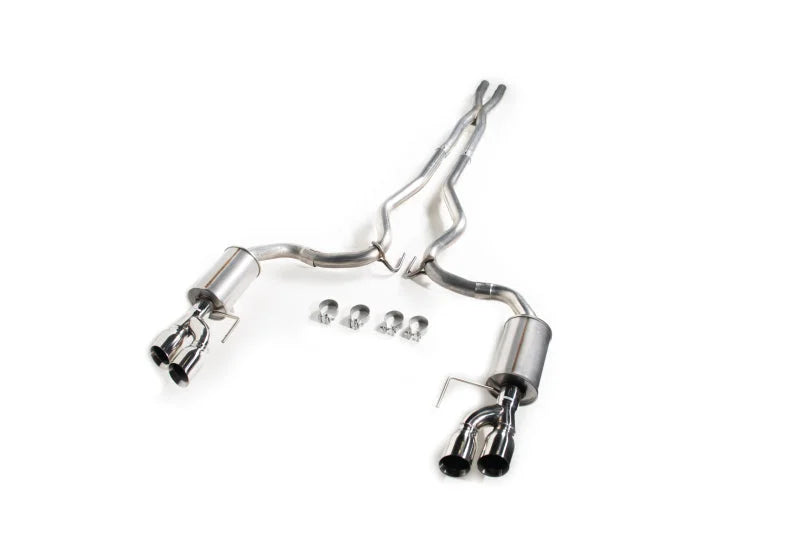 Roush 2018-2023 Mustang 5.0L V8 Exhaust Kit for Ford Active Systems - Side View