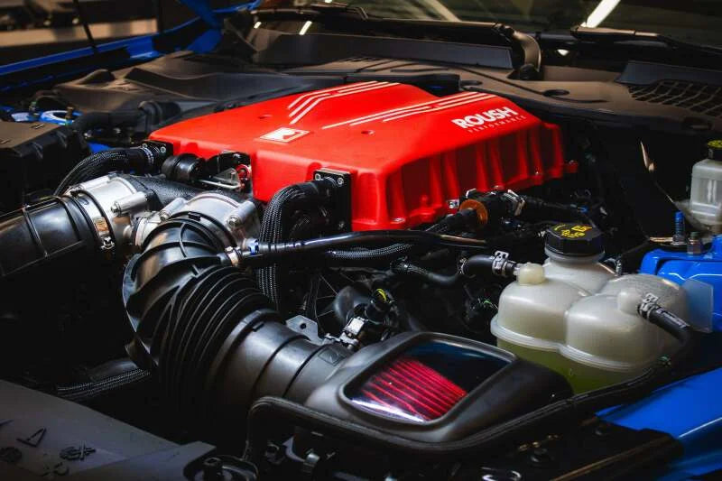 Roush 5.0L Supercharger Kit 810 HP fits 2026 Ford Mustang - Installation View
