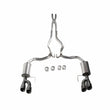 Load image into Gallery viewer, Roush Black Tip Cat Back Exhaust Kit (Quad Tip Non-Active) fits 2018-2023 Ford Mustang 5.0L V8 - Installation View