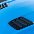 Load image into Gallery viewer, Roush Hood Heat Extractors - Gloss Black fits 2018-2023 Ford Mustang - Side View