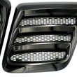 Load image into Gallery viewer, Roush Hood Heat Extractors - Gloss Black fits 2018-2023 Ford Mustang - Back View