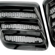 Load image into Gallery viewer, Roush Hood Heat Extractors - Gloss Black fits 2018-2023 Ford Mustang - Installation View