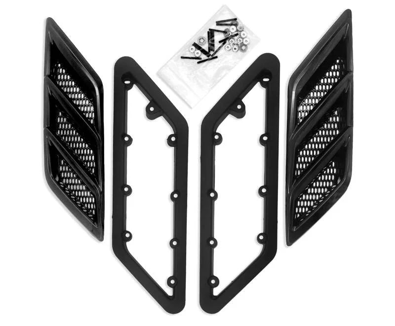 Roush Mustang Fender Vent Heat Extractors - Gloss Black fits 2015-2023 Roush Mustang - Additional View 7