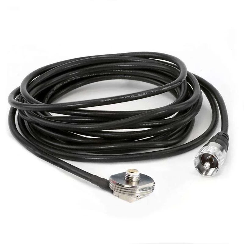 Rugged Radios 13 Ft Antenna Coax Cable with 3/8 NMO Mount