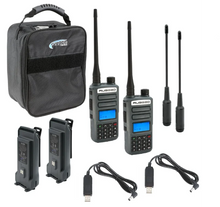 Load image into Gallery viewer, Rugged Radios ADVENTURE PACK - GMR2 PLUS - GMRS / FRS Two Way Handheld Radios with Accessories - Main Product View