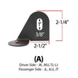 Load image into Gallery viewer, Rugged Radios Antenna Mount B Mount fits Jeep Wrangler Tj / LJ / JK / JL / Gladiator Jt