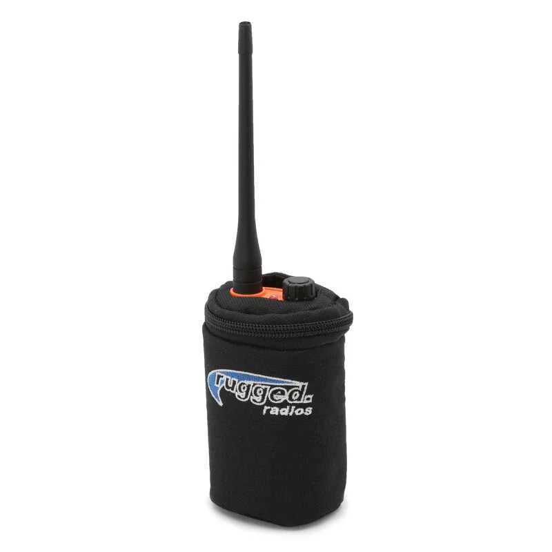 Rugged Radios Ballistic Nylon Radio Bag for Handheld Radios - Side View