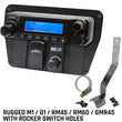 Load image into Gallery viewer, Rugged Radios Can-Am Commander Intercom/Radio Mount M1/G1/RM45/RM60/GMR45 w/Switch Holes