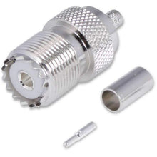 Load image into Gallery viewer, Rugged Radios Crimp On Female UHF Antenna Connector