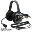 Load image into Gallery viewer, Rugged Radios FHS BTH FSI Headset w/ Mic I/O Button / For David Clark / Sigtronics / Avcomm