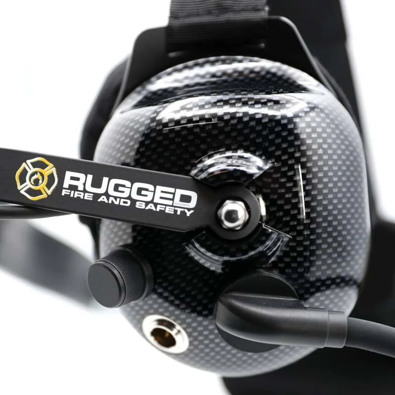 Rugged Radios FHS BTH FSI Headset w/ PTT Button / For David Clark / Sigtronics / Avcomm