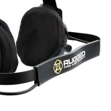 Load image into Gallery viewer, Rugged Radios FHS Behind-The-Head Fire Safety Industrial Headset With PTT Button / No Cable