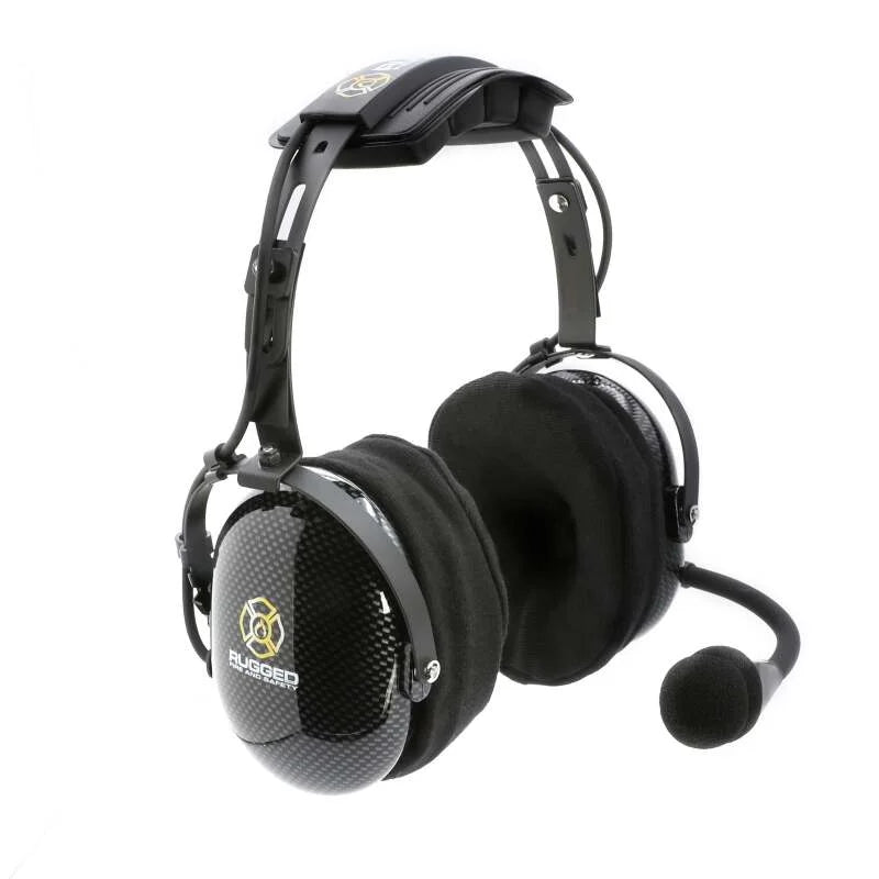 Rugged Radios FHS Over-The-Head Fire Safety Industrial Headset No Buttons / No Cable